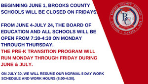 Summer Office Hours