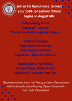 Open House Information
