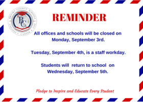 Important Reminder