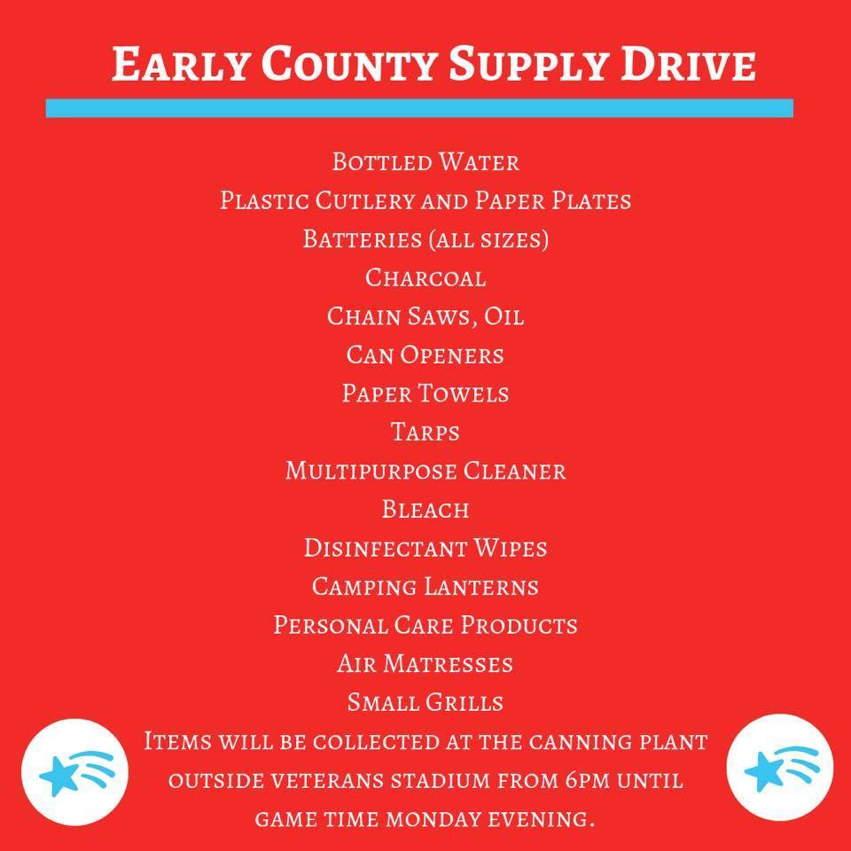 Early County Supply Drive