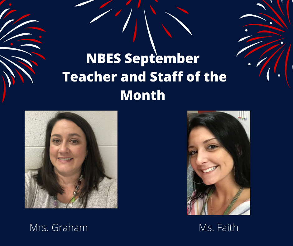 September Teacher and Staff of the Month