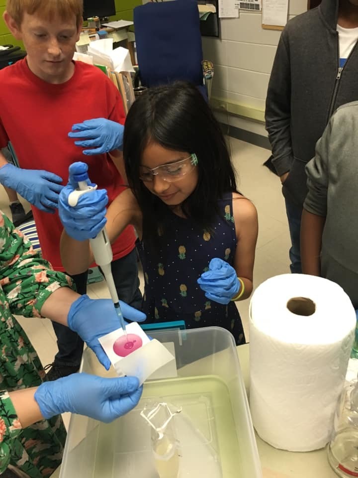 Students Conduct Water Sampling Tests