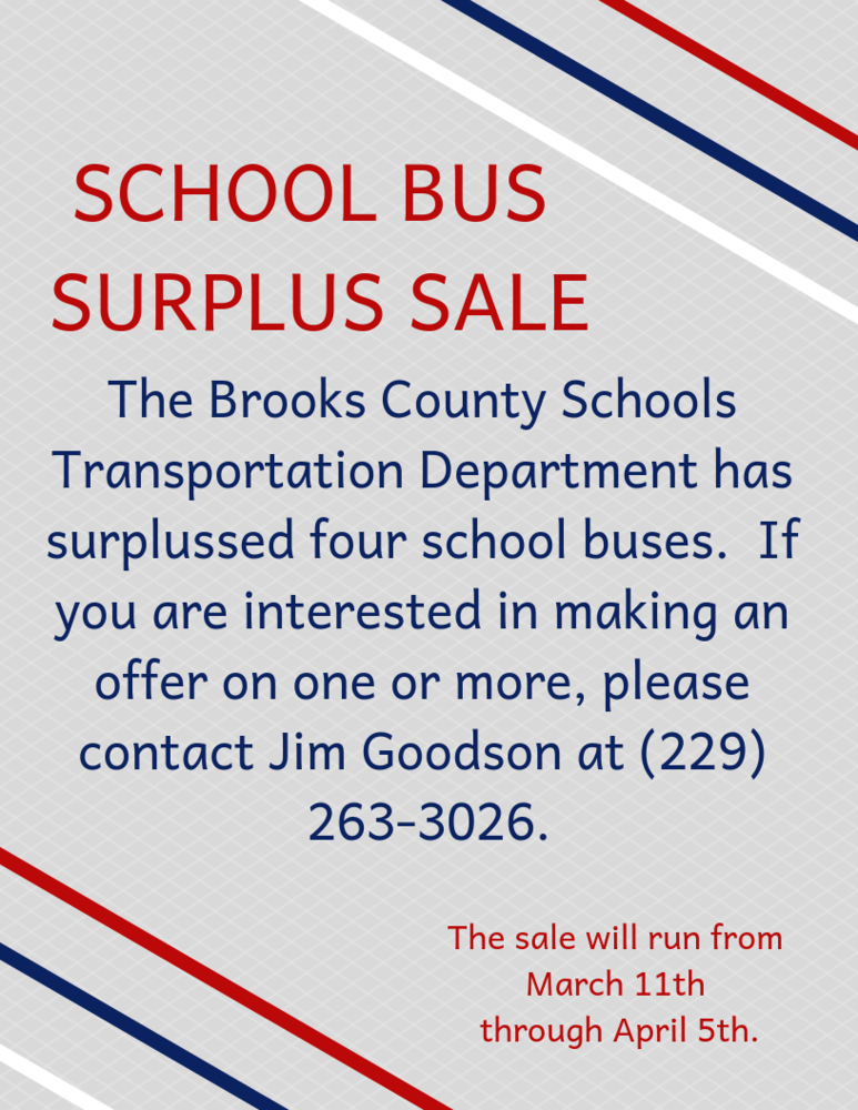 School Bus Surplus Sale