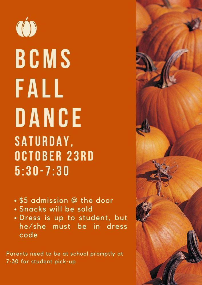 BCMS Fall Dance