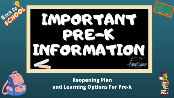 Important Pre-K Information