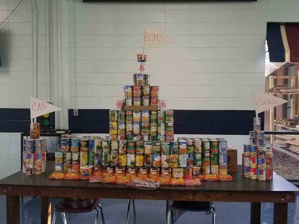 BCMS Canned Food Drive
