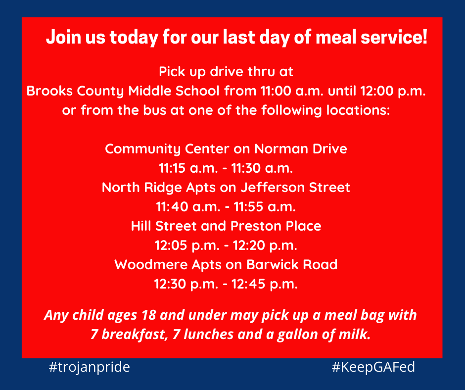 Join Us On Our Last Day!