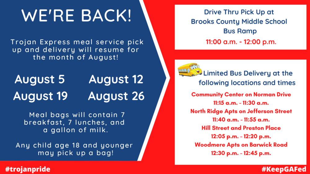 Summer Meal Service Is Back!