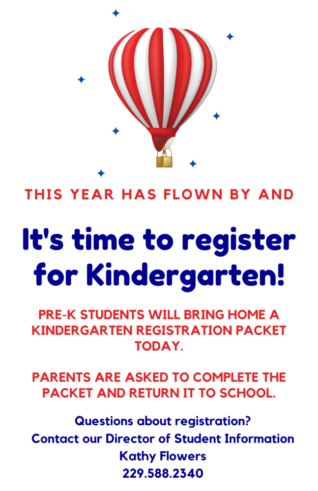 Registration for Kindergarten