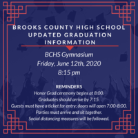 2020 Graduation Updates