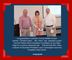 Hiers Wins Grant