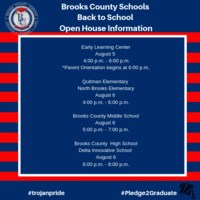 Open House Dates and Times
