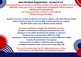 New Student Registration