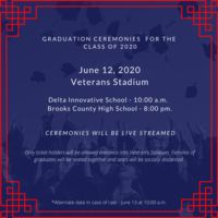 Graduation Ceremonies for the Class of 2020