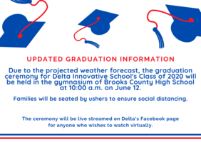 DELTA INNOVATIVE SCHOOL'S UPDATED GRADUATION INFORMATION