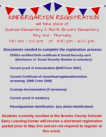 Kindergarten Registration Information