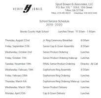 Senior Supplies Dates Announced