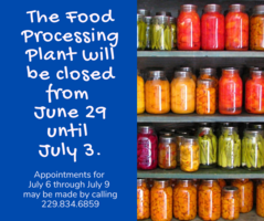 Food Processing Plant Update