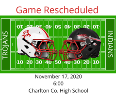 Game Rescheduled!