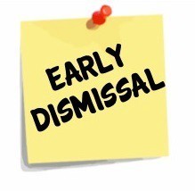 NBES Early Dismissal Monday, May 17th, Tuesday, May 18th, Wed., May 19th, Thurs., May 20th, & Fri., May 21st
