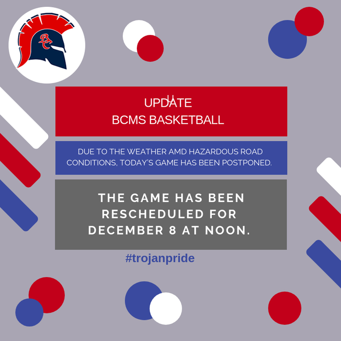BCMS Basketball update 